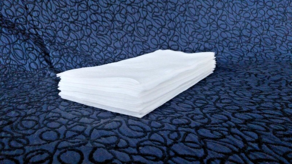20 pack / 5 1/2" x 11" Pellon Face Mask Insert Fabric / Medium Non Woven White