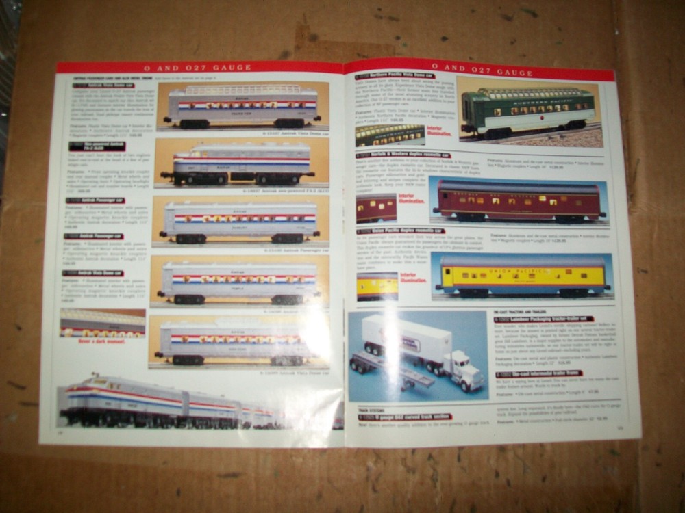 Vintage 1996 Lionel Model Trains Catalog