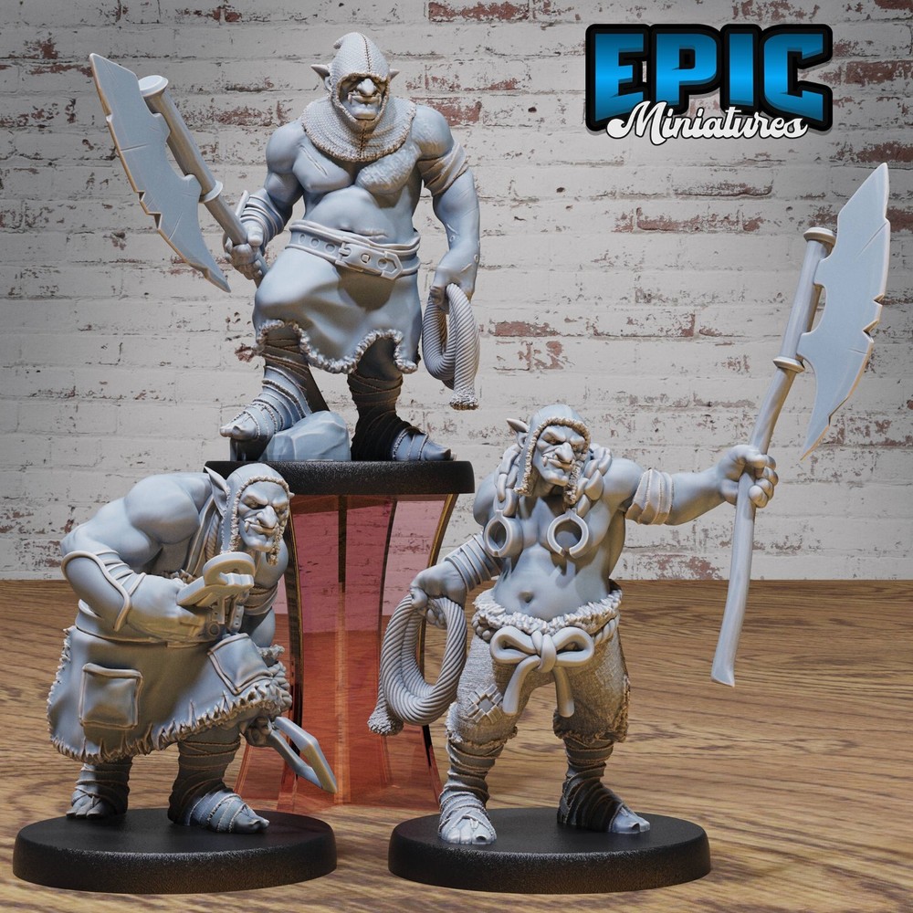 Dungeons and Dragons Troll Executioner D&D Fantasy Miniatures