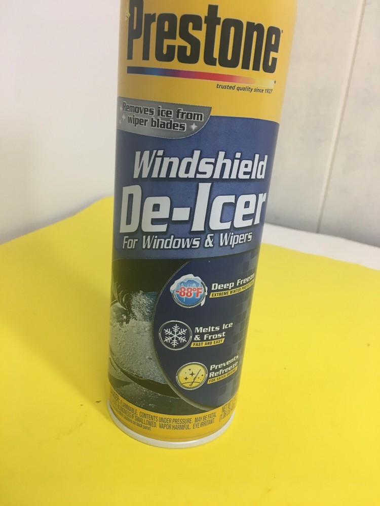 Prestone Windshield DE-ICER🔥* BRAND NEW * 🎯 17.oz Can - Winter iced windshield