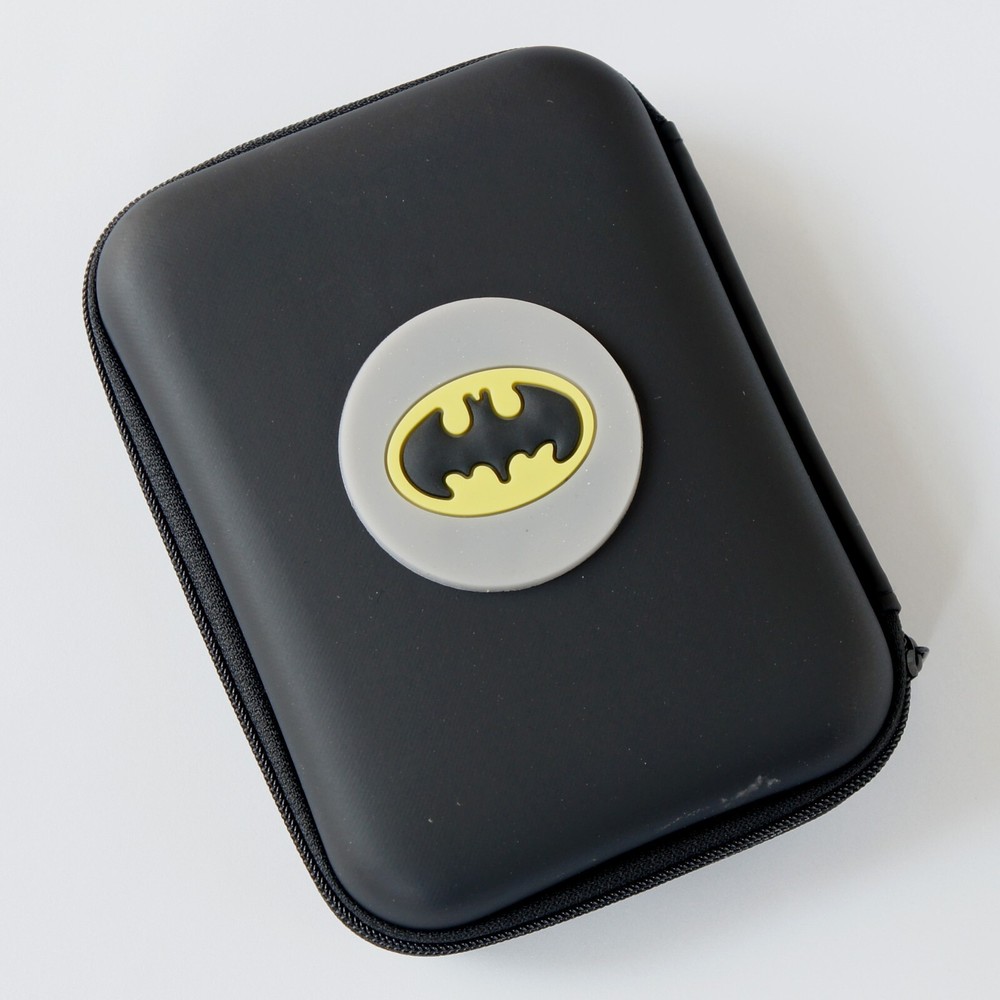 Batman Logo Portable Accessories Organizer Case Adapter USB Cable Storage