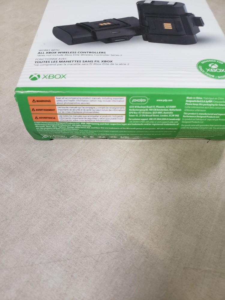 PDP Gaming Play and Charge Kit Charging System Black XboX