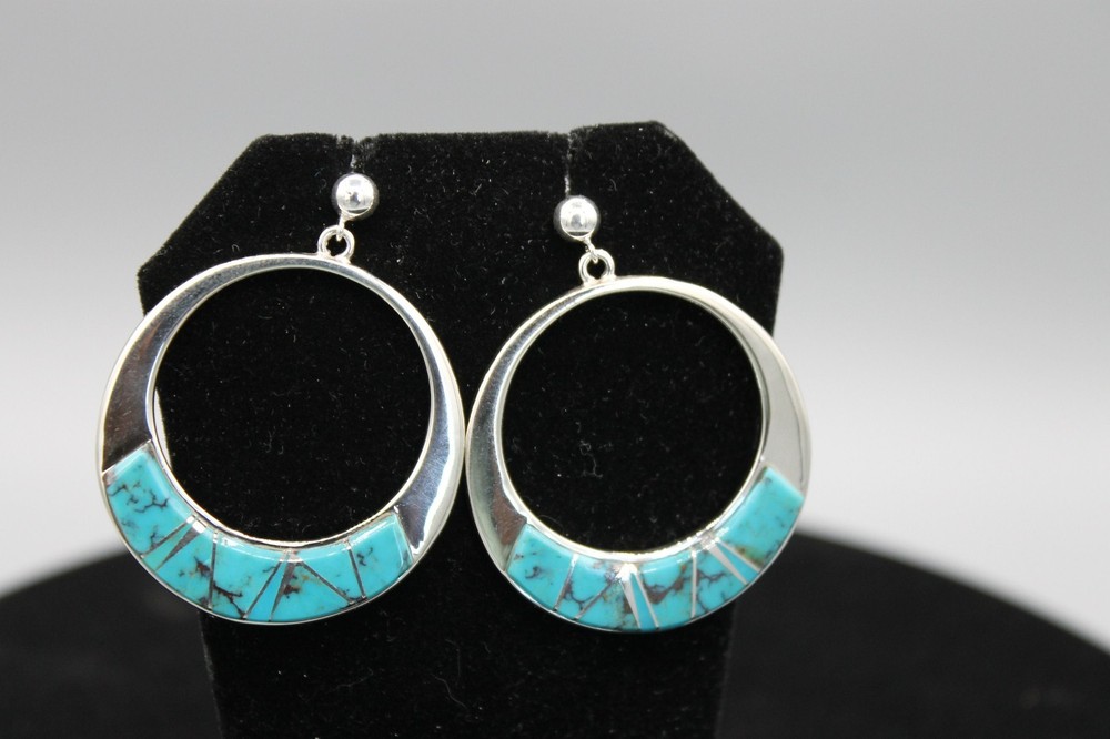 Sterling Silver and Turquoise Earrings