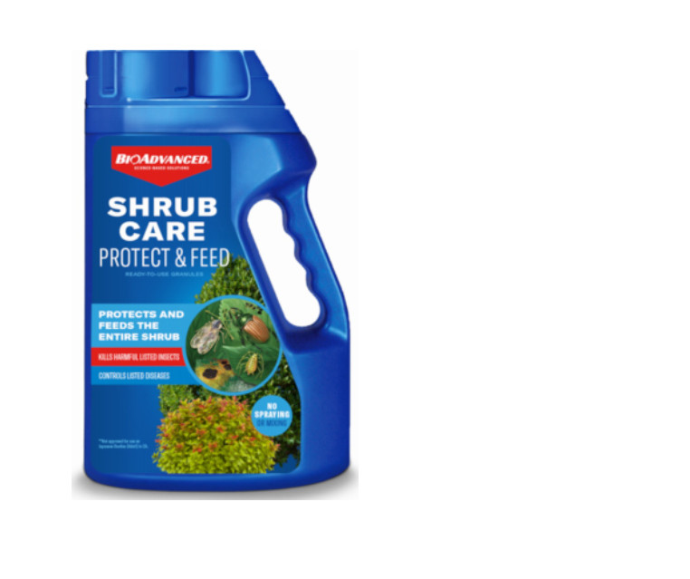 BioAdvanced Shrub Care Protect & Feed, Granules, 4 lb. Granules