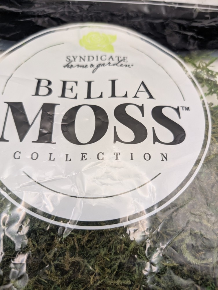 Bella Moss Moss Mat, Green craft moss (X)