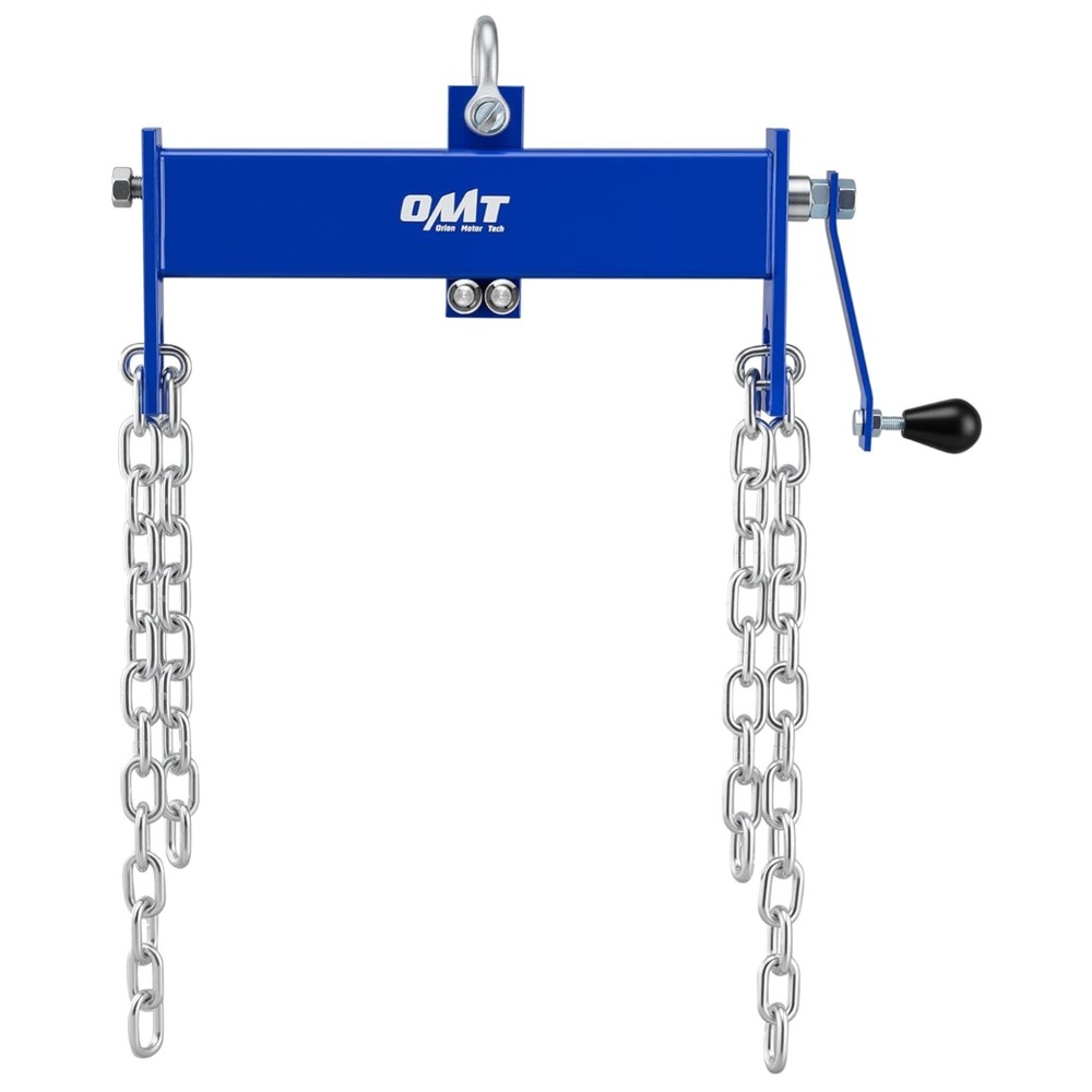 4000 lb Engine Hoist Load Leveler, 2 Adjustable Chains for Stable Engine Support