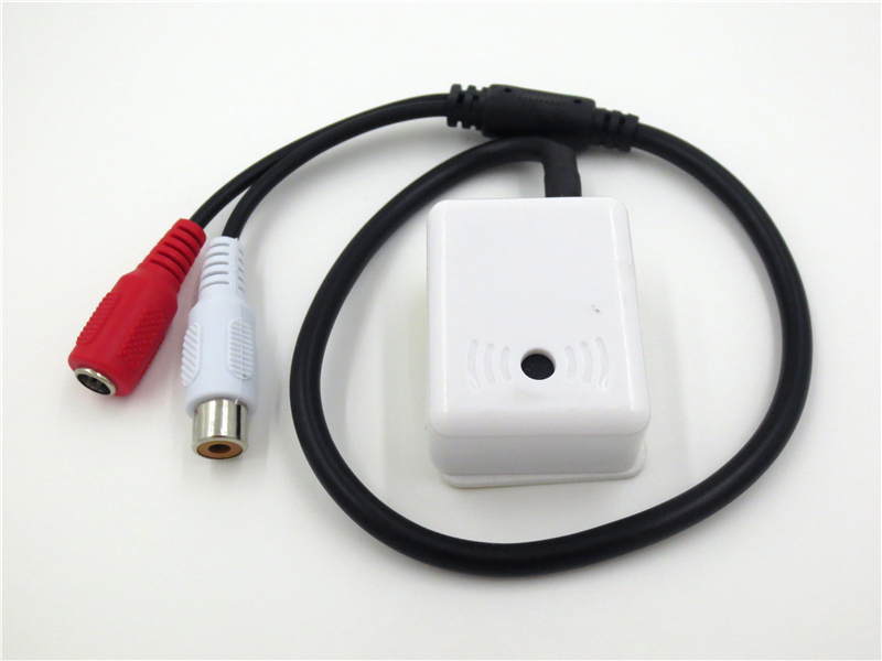 High Sensitive Mic for CCTV Security IP Camera Microphone Audio Pick up Device