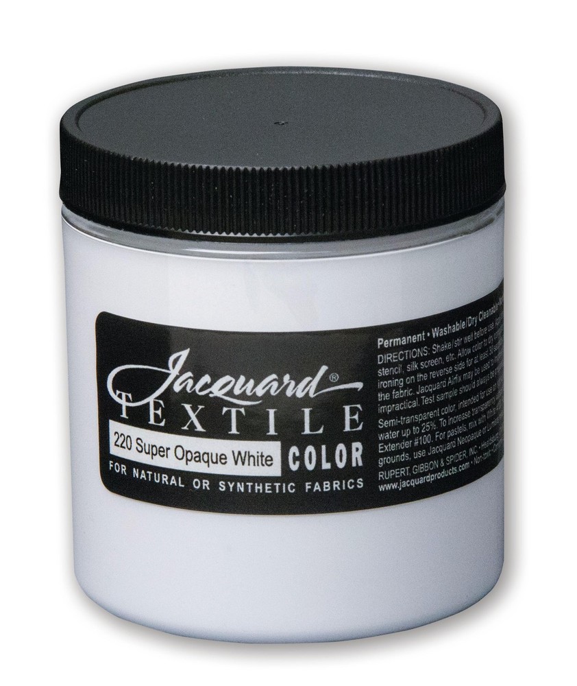 Jacquard Textile Super Opaque White 8oz-