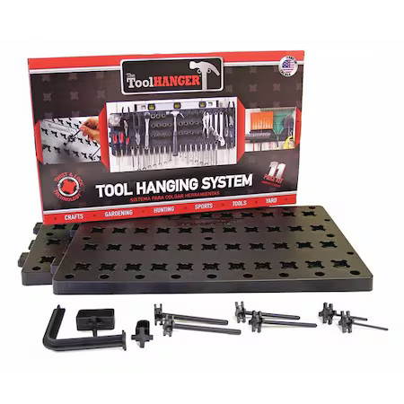 Toolhanger 8209 Tool Hanger Kit, Black, 50 Lb. Capacity
