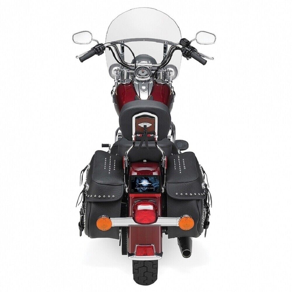 Black Motorcycle License Plate Frame - Metal