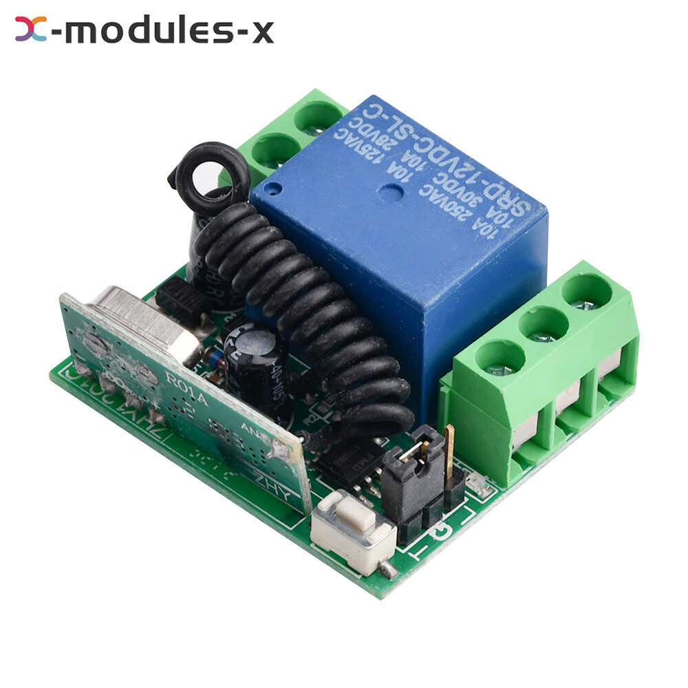 DC 12V 10A Relay 1CH Wireless RF Remote Control Switch Transmitter+ Receiver New