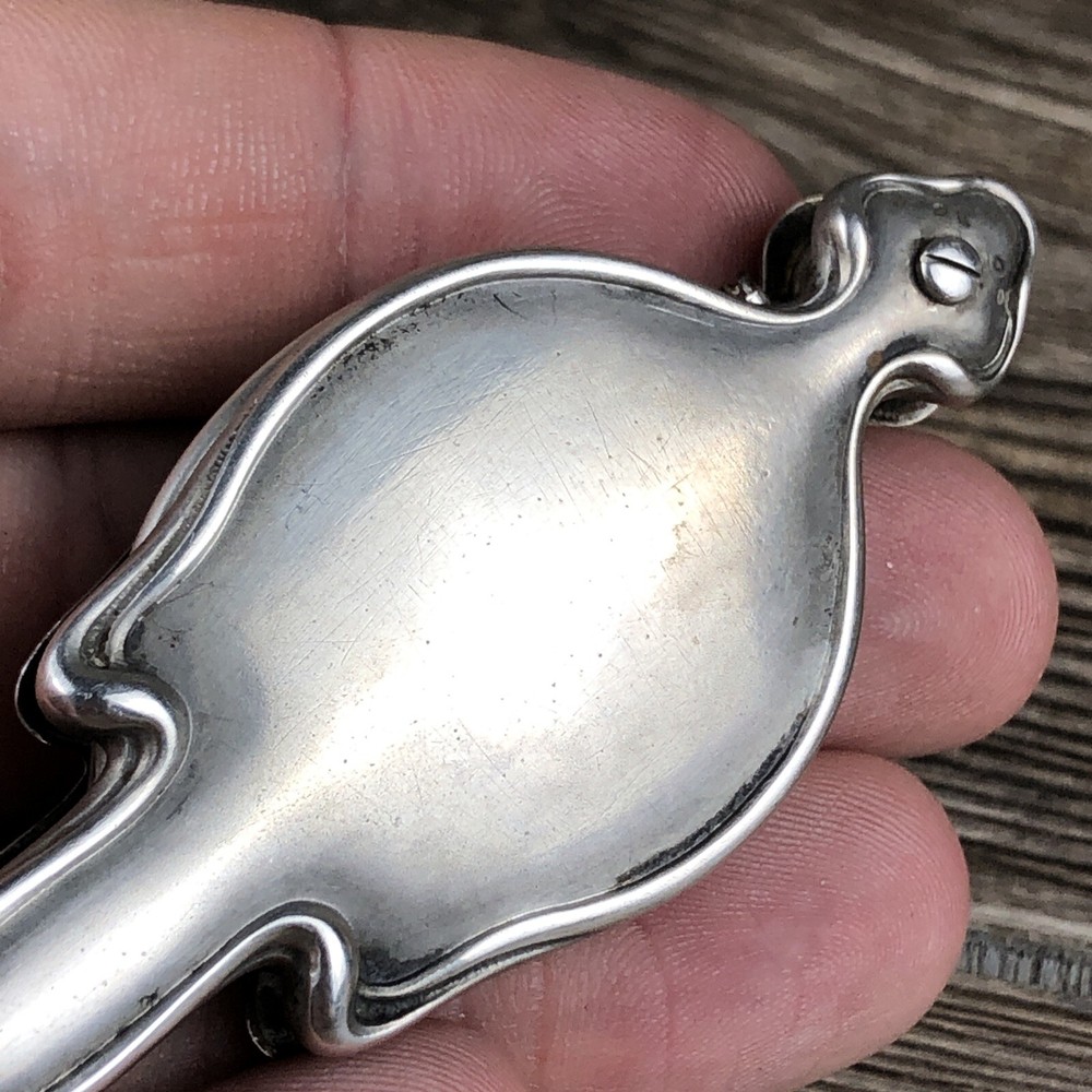 Antique Vintage Lorgnette Opera Sterling Silver Glasses Monogram Initial