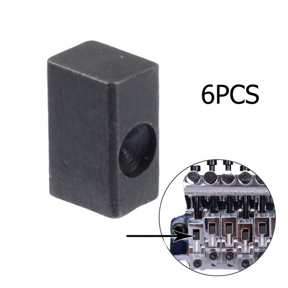 For Floyd Rose Bridge Saddle Insert Block Locking Metal String Sturdy 6*