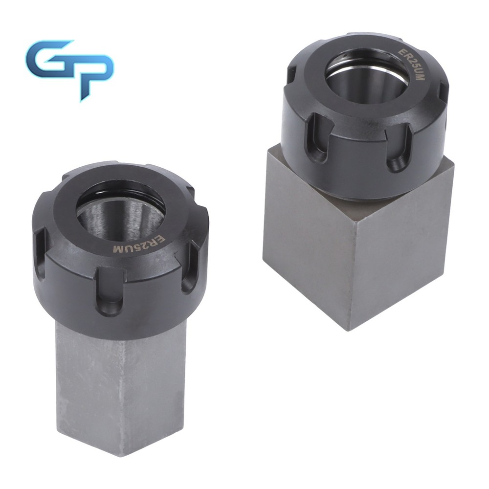 ER-25 Hex & Square Collet Blocks for Multi-Side Machining Work