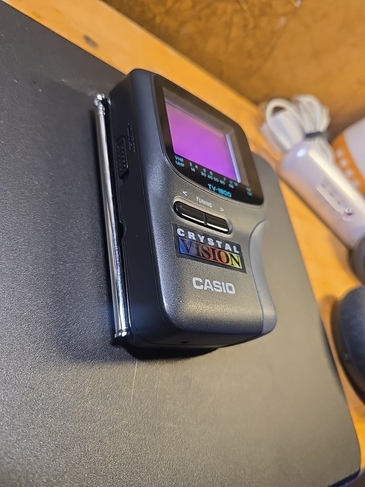 Casio TV-1800B Crystal Vision Portable LCD TV