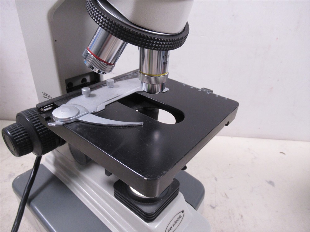Frey Scientific B2-220 Binocular Microscope w/ Objective Lenses & Eyepieces