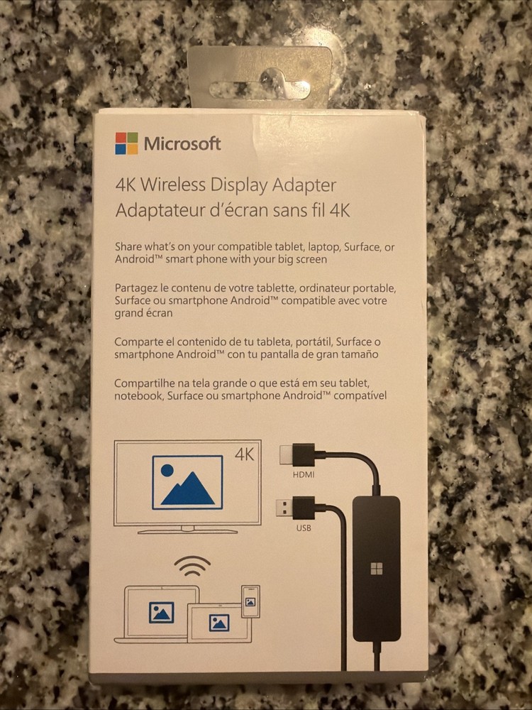 Microsoft 4K Wireless Display Adapter Model 1942 UTH-00001