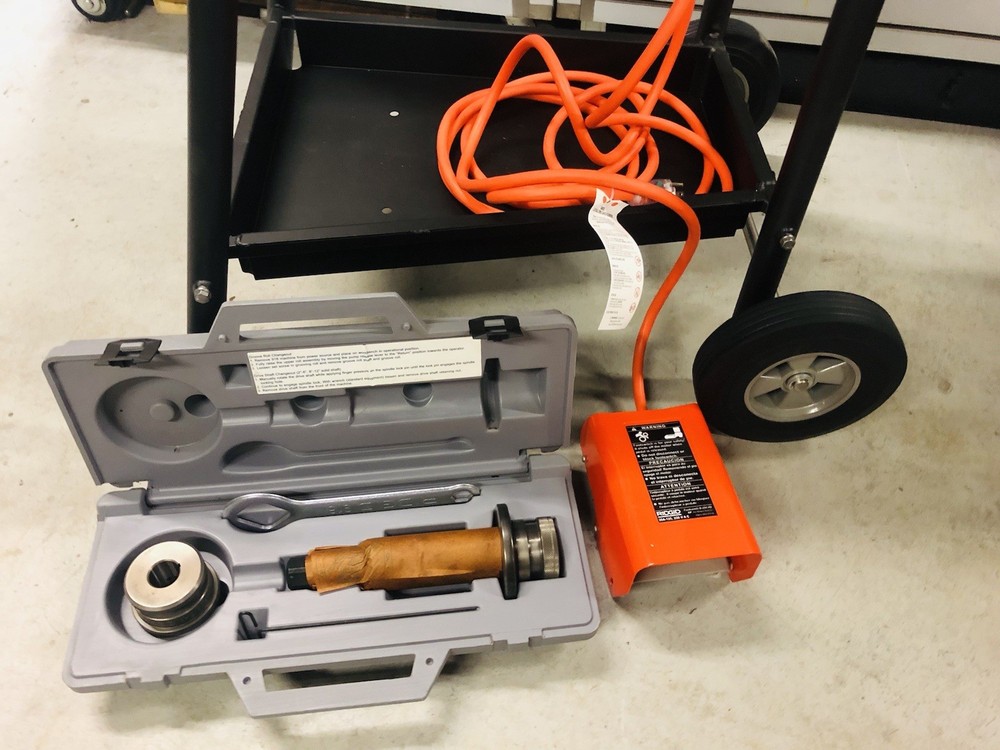 Ridgid 918-I Roll Groover, 64977, 2”-12”, Complete