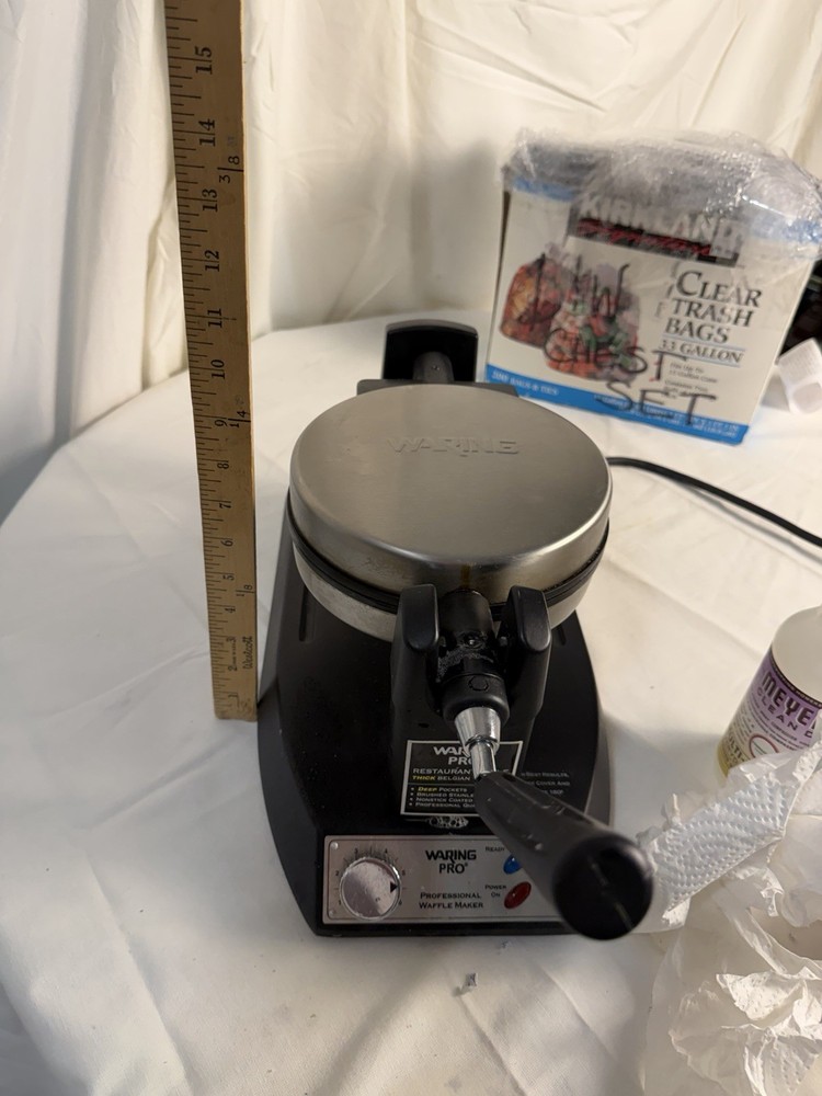 Warning Pro Professional Flip Waffle Maker
