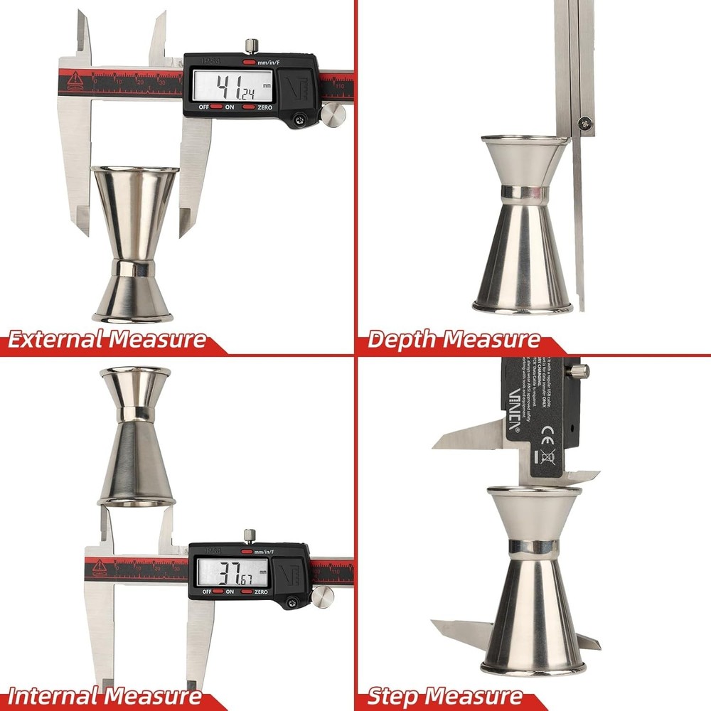 High Precision Digital Caliper with Large LCD & Instant Conversion - 300mm