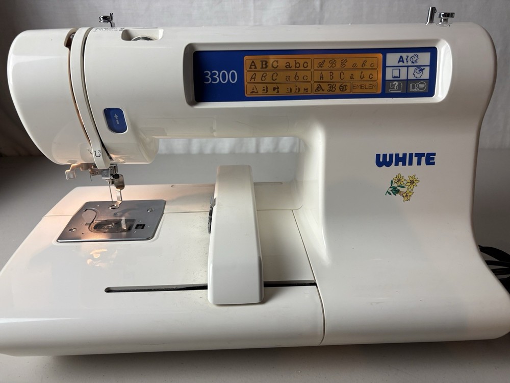 White W3300 Computerized Sewing Embroidery Machine