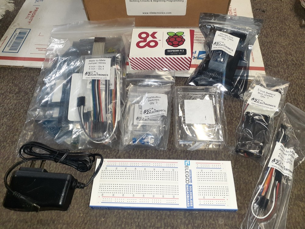 42 Electronics Intro To Robotics Level A Kit -