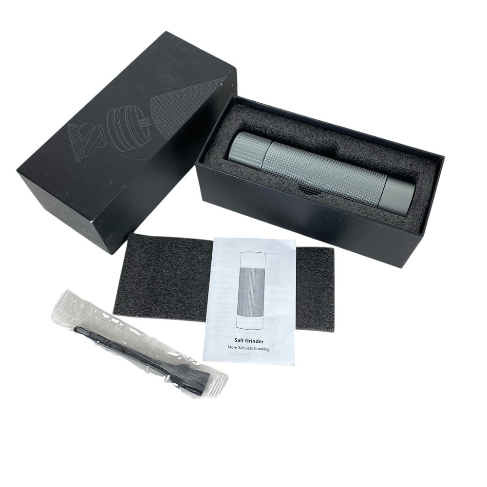 White Rhino Adjustable Salt Grinder New Open Box