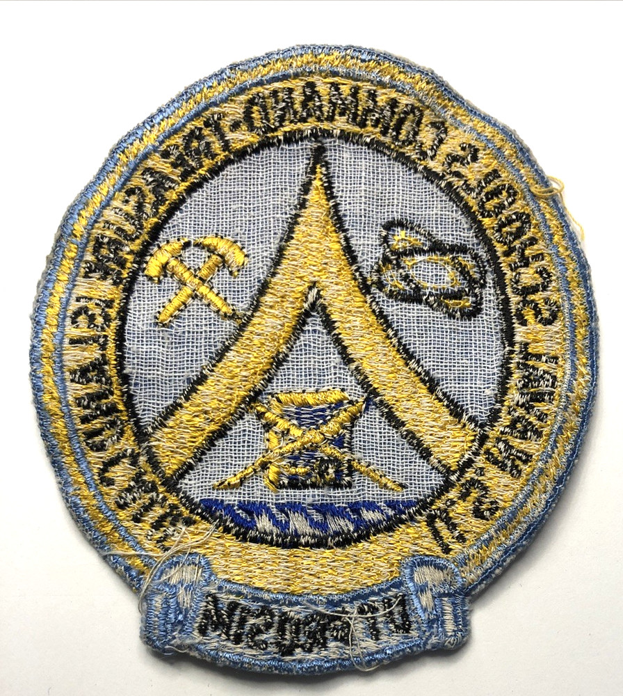VTG US Navy Naval Schools Command Treasure Island, CA Patch 4"-older