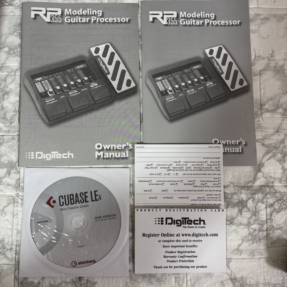 DigiTech RP355 Multi-Effects Guitar Effect Pedal TESTED From Japan