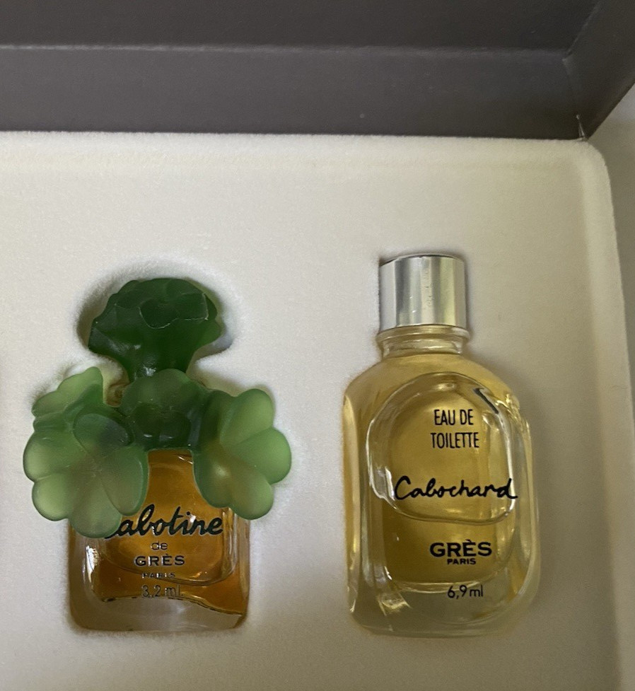 VTG Parfums Gres Mini set Alix,Cabochard,eau de gres,Cabotine,Cabochard 1996