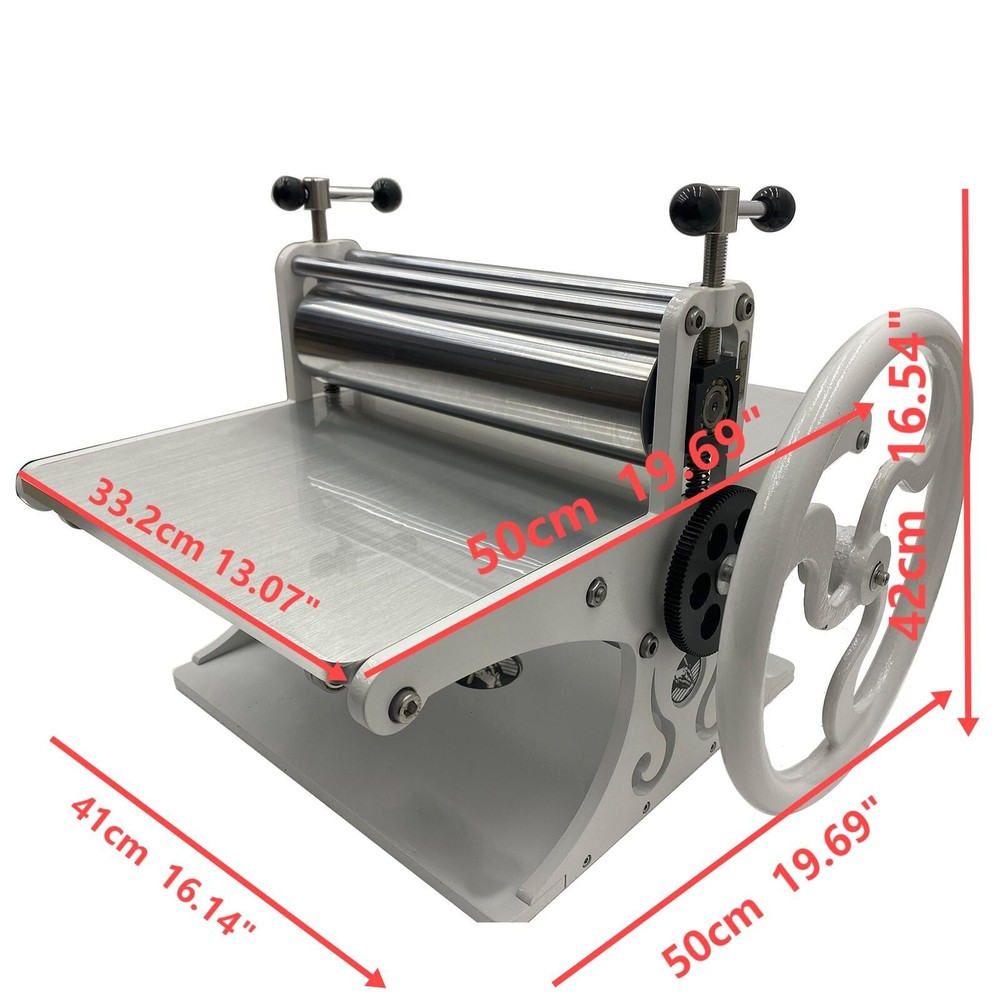 Slab Roller Machine Manual Slab Roller Engraving Press for Printmaking Tabletop