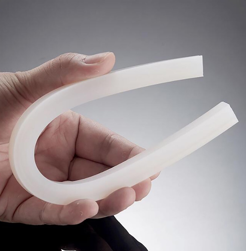 Silicone Rubber Solid Sealing Strip Gasket Square - Flexible Waterproof Non-slip