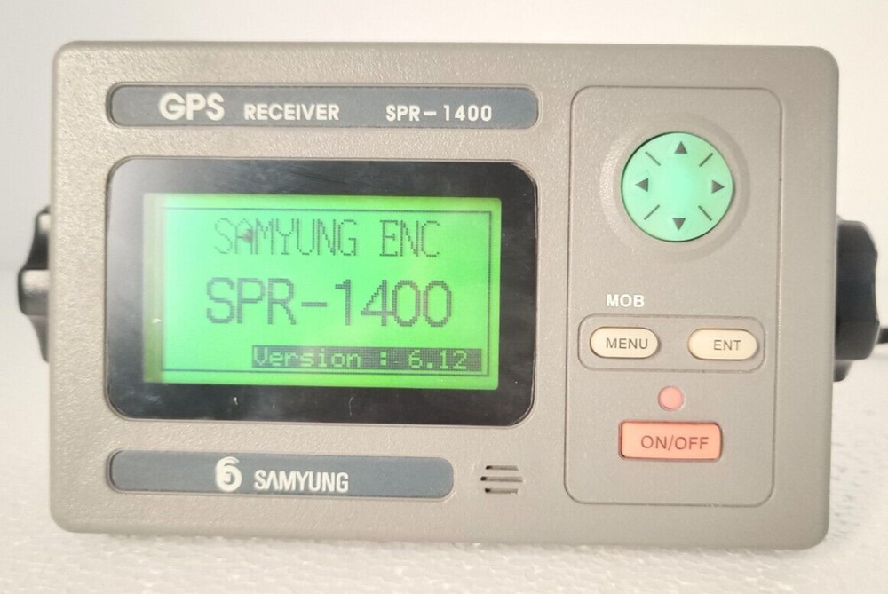 SAMYUNG GPS RECEIVER SPR-1400 DISPLAY UNIT - TESTED WORKING