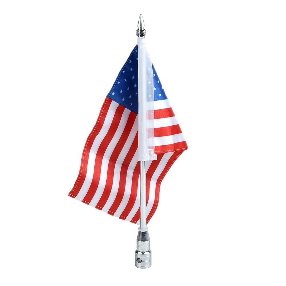 American Flag Print Flagpole Luggage Polyester Durable
