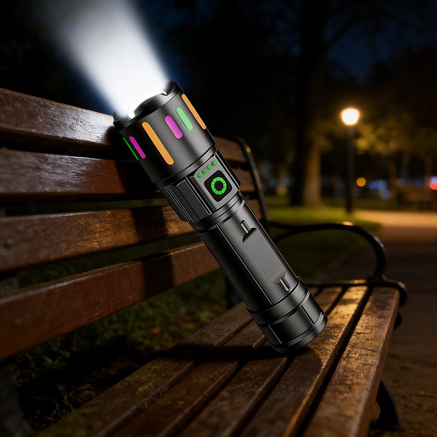 350000000 Lumen Super Bright LED Tactical Flashlight Rechargeable Work Light%%#