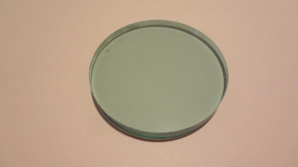 MICROSCOPE GREEN FILTER  52MM DIAM X 7MM THICK **NEW**