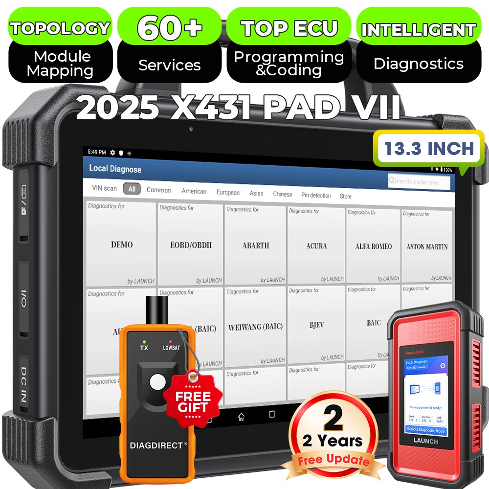 2026 LAUNCH X431 PAD VII ELITE PAD 7 PRO Diagnostic Scan Key Programming Coding