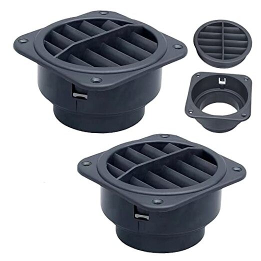 Eberspacher, Webasto, Propex 2pcs 360 Degrees Rotatable Car Heater Duct 60mm