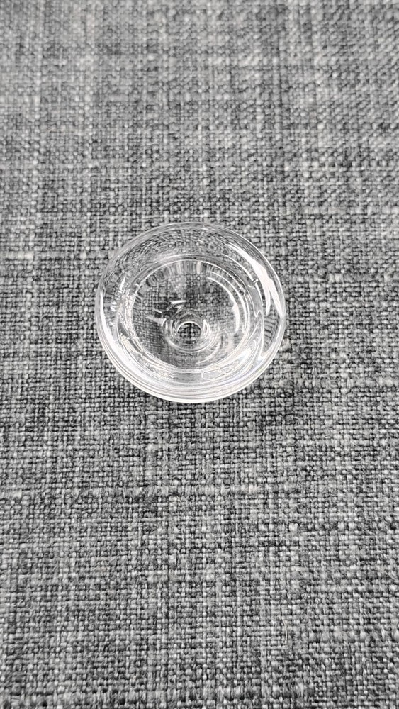 1x Glass Bowl - Single Hole 27mm - Replacement Silicone Pipe