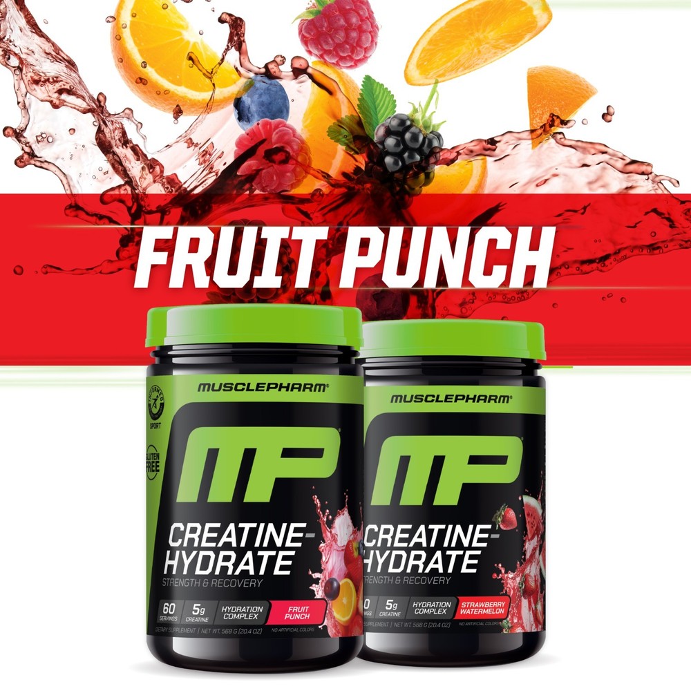 Muscle Pharm Creatine Monohydrate Hydration Complex - Fruit Punch 60 servings