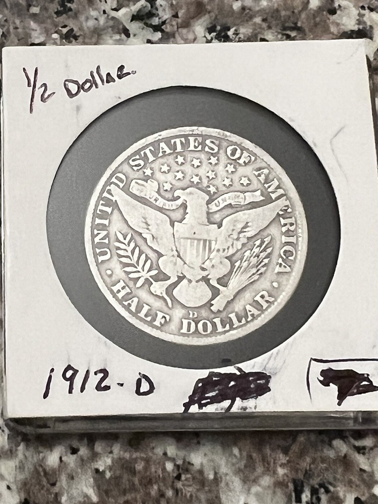1912-D Barber Half Dollar