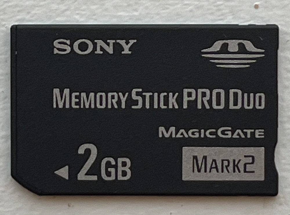 Sony 2Gb Mark 2 Memory Stick Pro Duo Magic Gate Memory card