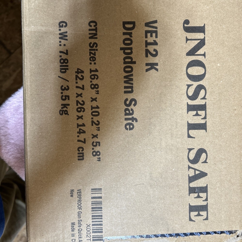 JNOSFL KEYPAD DROP DOWN GUN SAFE  Model VE12K