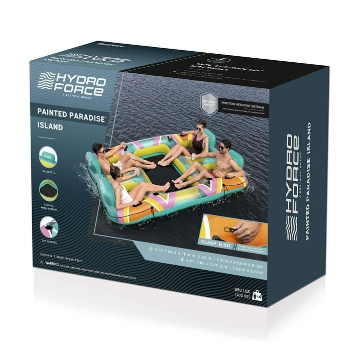 Hydro Force 4-Person Inflatable Island