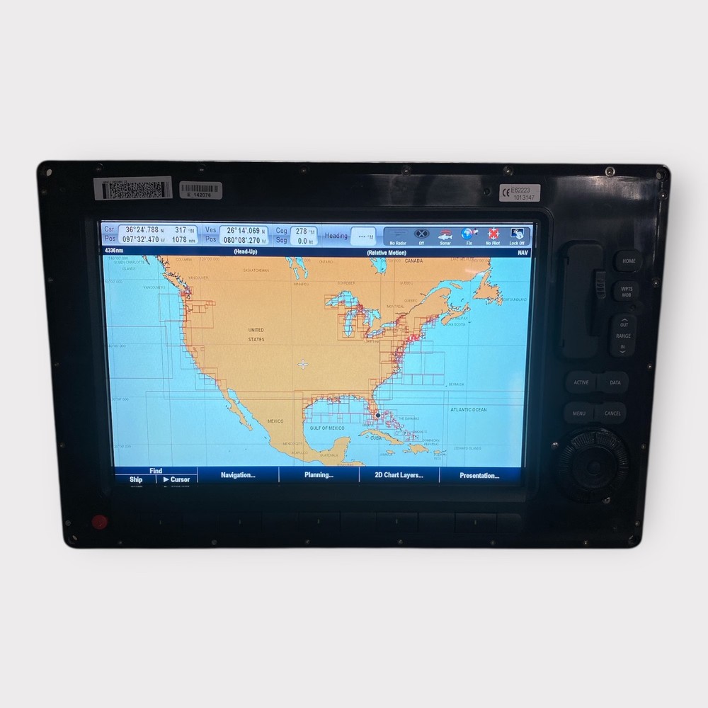 Raymarine E120W Widescreen Multifunction Display E62223 *CORE ONLY* Fully Tested