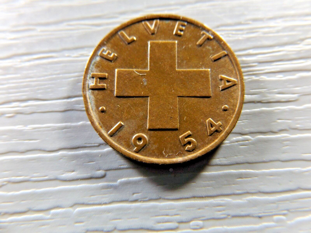 SWITZERLAND 1954 2 Rappen