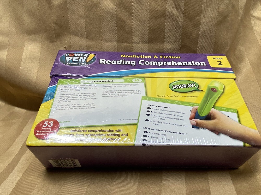 Power Pen Learning Cards Reading Comprehension Grade 6 New