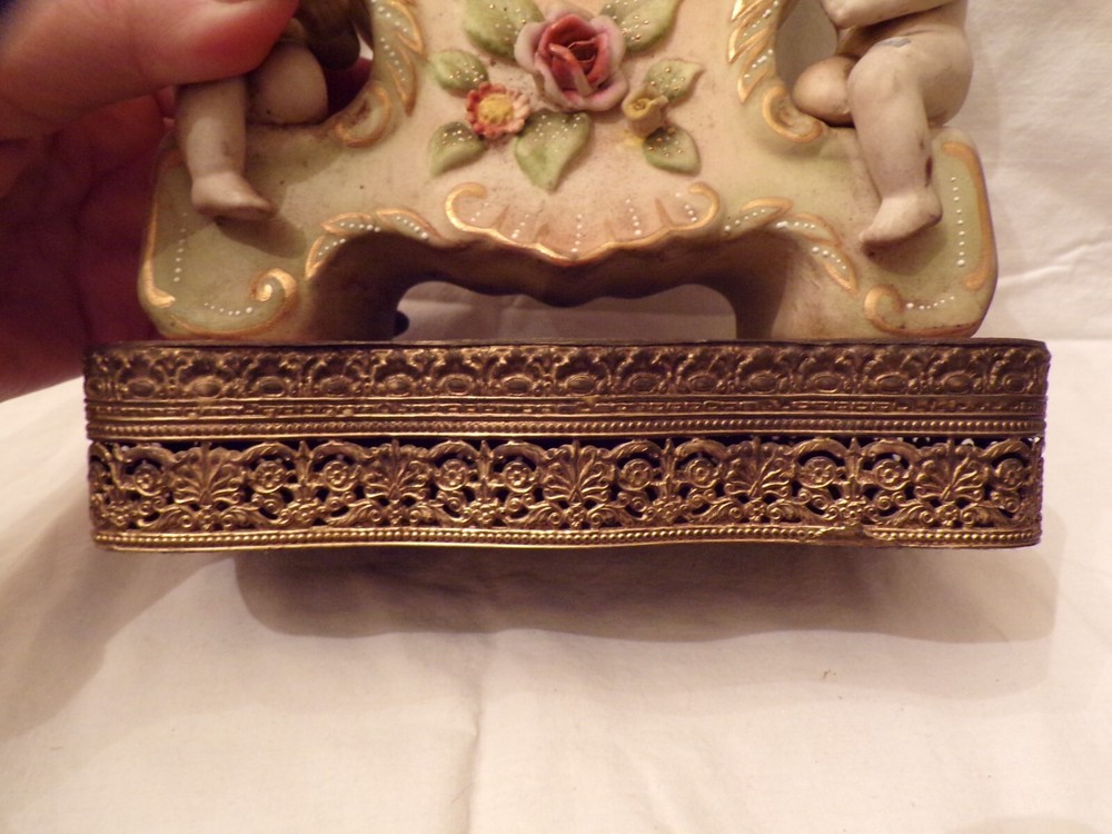 VTG Lanshire Clock with Angels Broken SOLD AS IS