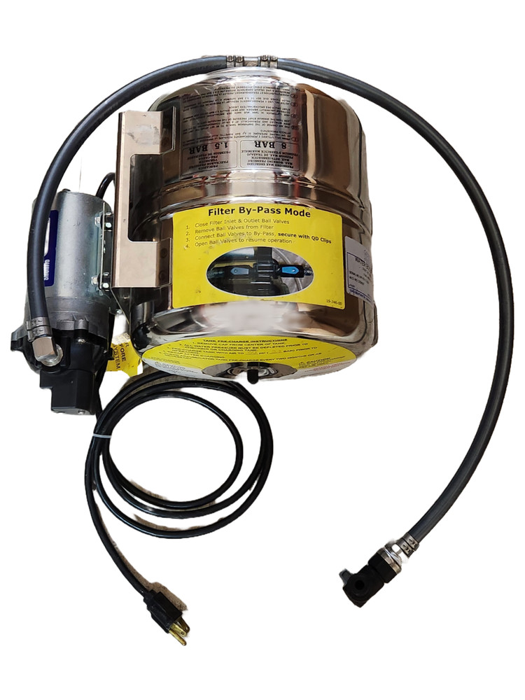2 gallon water booster system shurflo