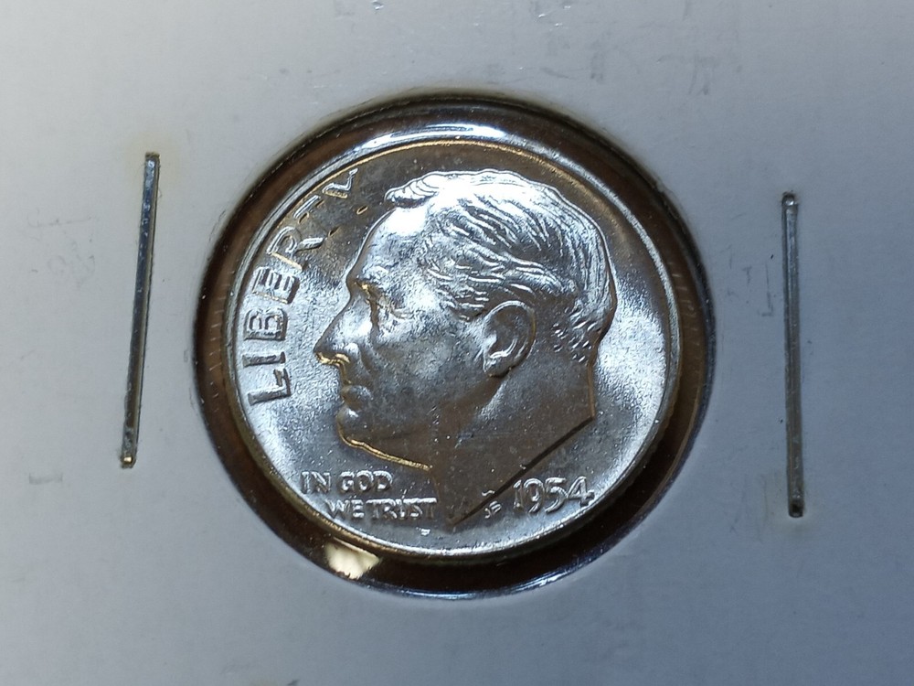 1954 & 1957 UNC Roosevelt Dimes